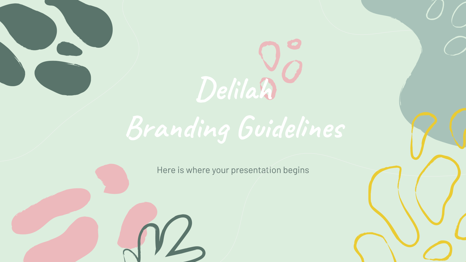 Delilah品牌指南和PowerPoint模板